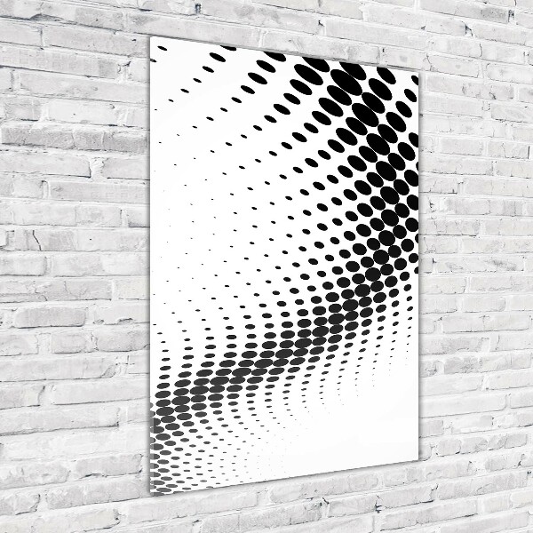 Fotocuadro de cristal elegante para hogar vertical Fondo geométrico