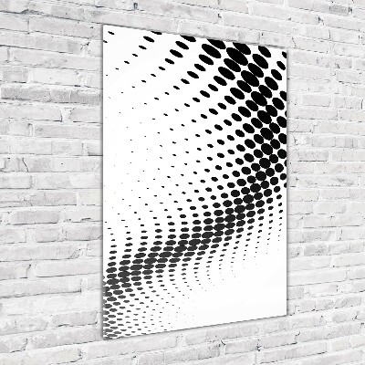 Fotocuadro de cristal elegante para hogar vertical Fondo geométrico