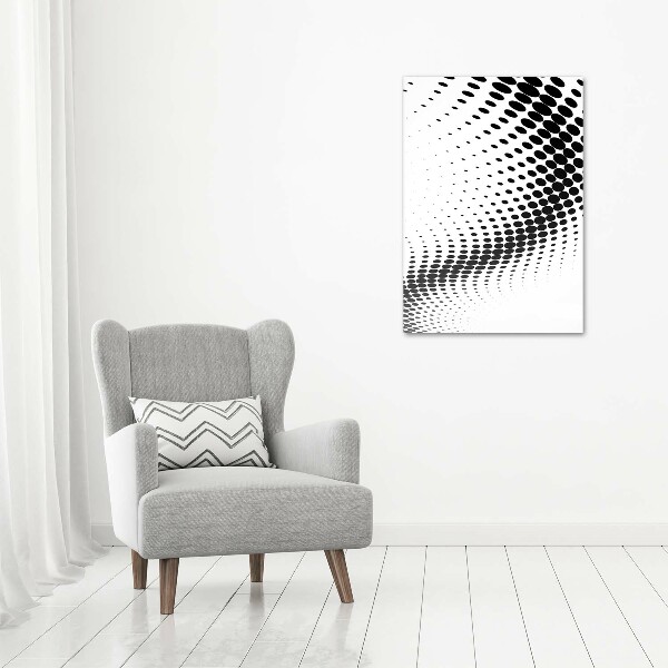 Fotocuadro de cristal elegante para hogar vertical Fondo geométrico