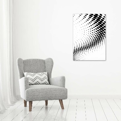 Fotocuadro de cristal elegante para hogar vertical Fondo geométrico