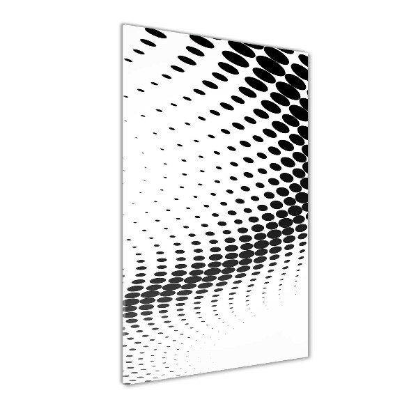 Fotocuadro de cristal elegante para hogar vertical Fondo geométrico