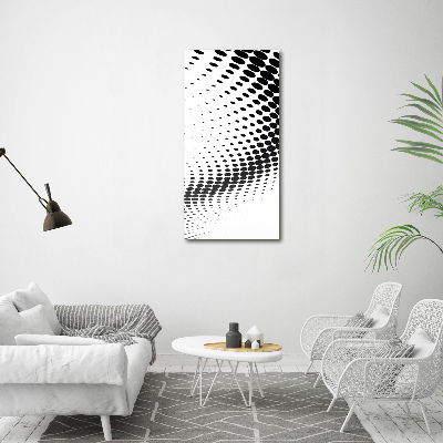 Fotocuadro de cristal elegante para hogar vertical Fondo geométrico