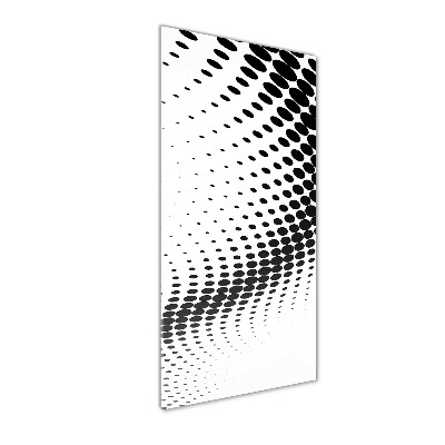 Fotocuadro de cristal elegante para hogar vertical Fondo geométrico