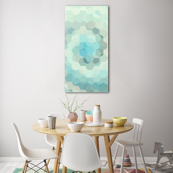 Cuadro de cristal moderno efecto brillo vertical Fondo abstracto