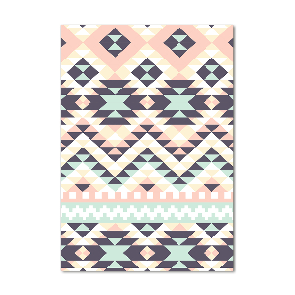 Cuadro de vidrio templado 4mm para pared vertical origen étnico