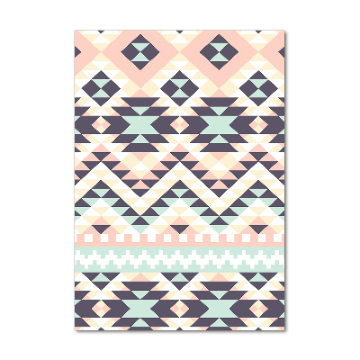 Cuadro de vidrio templado 4mm para pared vertical origen étnico