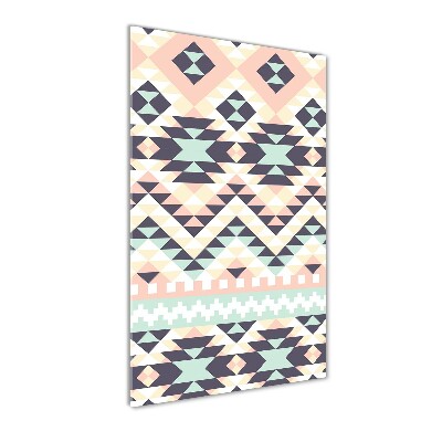 Cuadro de vidrio templado 4mm para pared vertical origen étnico