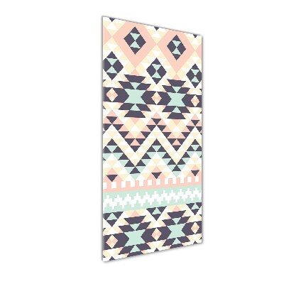 Cuadro de vidrio templado 4mm para pared vertical origen étnico