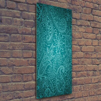 Cuadro decorativo en cristal con canto pulido vertical Adornos