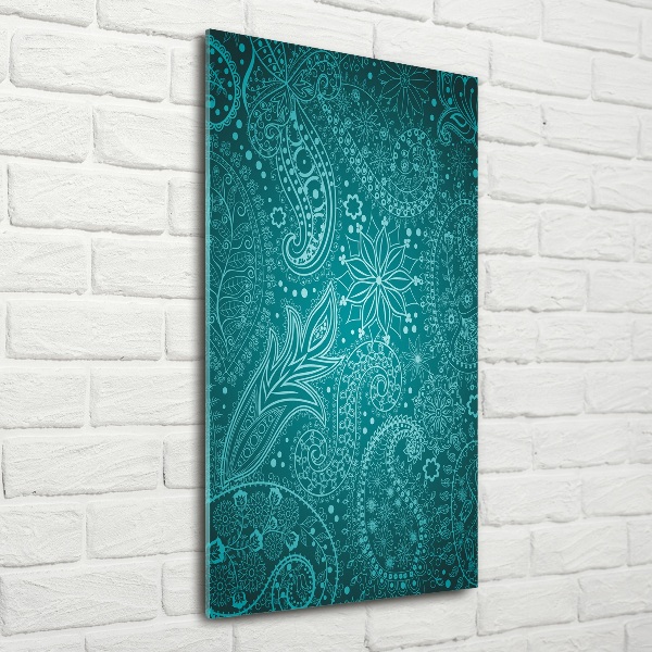 Cuadro decorativo en cristal con canto pulido vertical Adornos