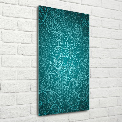 Cuadro decorativo en cristal con canto pulido vertical Adornos