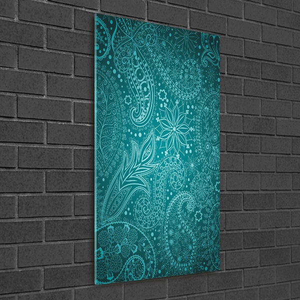 Cuadro decorativo en cristal con canto pulido vertical Adornos