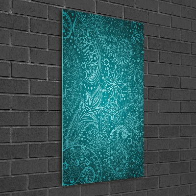 Cuadro decorativo en cristal con canto pulido vertical Adornos