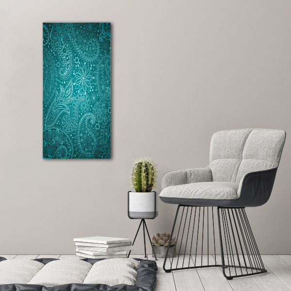 Cuadro decorativo en cristal con canto pulido vertical Adornos