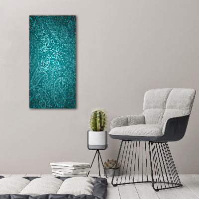 Cuadro decorativo en cristal con canto pulido vertical Adornos