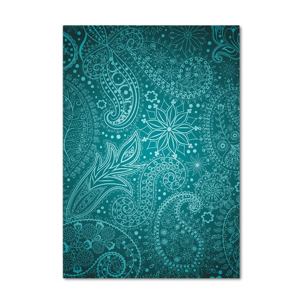 Cuadro decorativo en cristal con canto pulido vertical Adornos