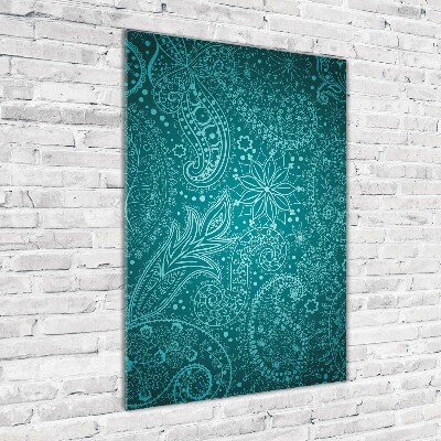 Cuadro decorativo en cristal con canto pulido vertical Adornos