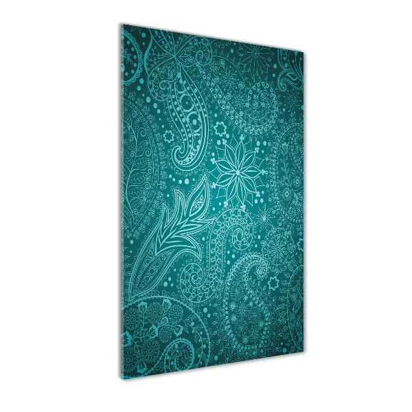 Cuadro decorativo en cristal con canto pulido vertical Adornos