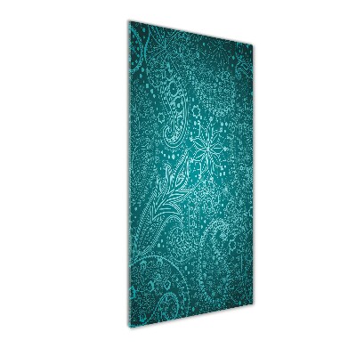 Cuadro decorativo en cristal con canto pulido vertical Adornos