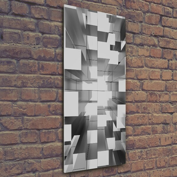 Cuadro de vidrio templado 4mm para pared vertical Fondo abstracto