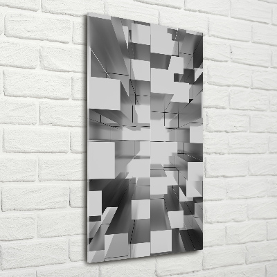 Cuadro de vidrio templado 4mm para pared vertical Fondo abstracto