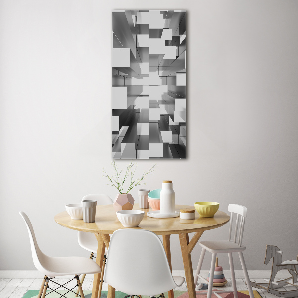 Cuadro de vidrio templado 4mm para pared vertical Fondo abstracto