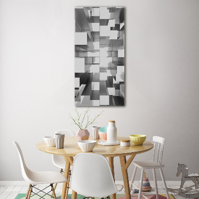 Cuadro de vidrio templado 4mm para pared vertical Fondo abstracto