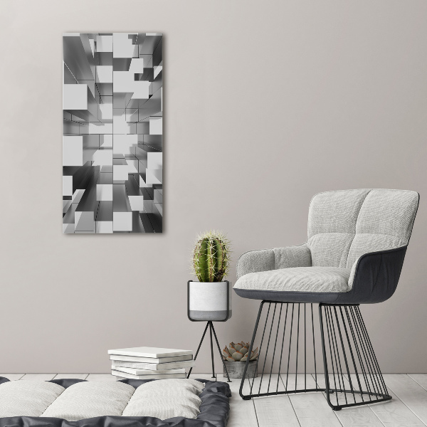 Cuadro de vidrio templado 4mm para pared vertical Fondo abstracto