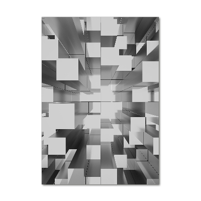 Cuadro de vidrio templado 4mm para pared vertical Fondo abstracto