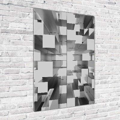 Cuadro de vidrio templado 4mm para pared vertical Fondo abstracto