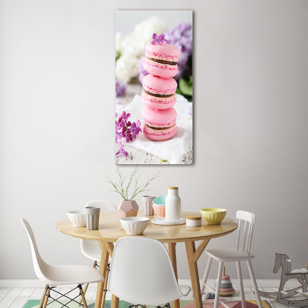 Fotocuadro de cristal elegante para hogar vertical Galletas