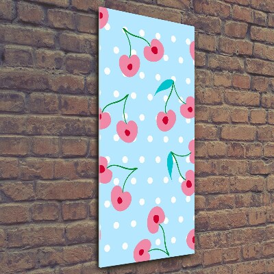 Fotocuadro de cristal elegante para hogar vertical Guindas