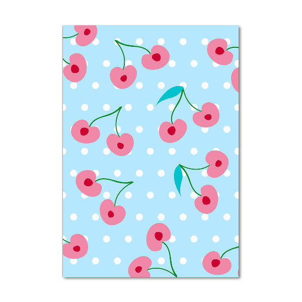 Fotocuadro de cristal elegante para hogar vertical Guindas