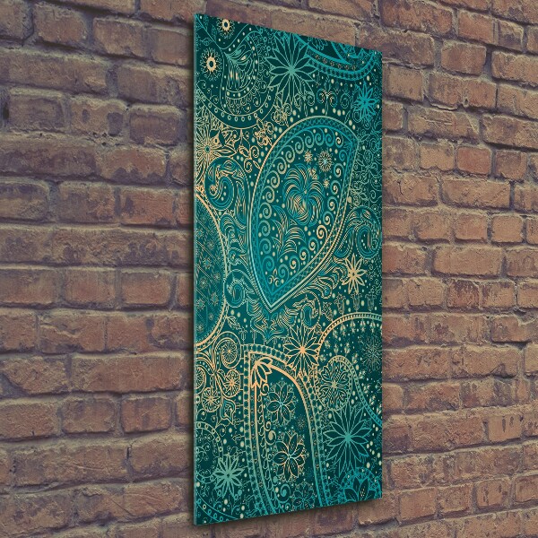 Fotocuadro de cristal elegante para hogar vertical Adornos