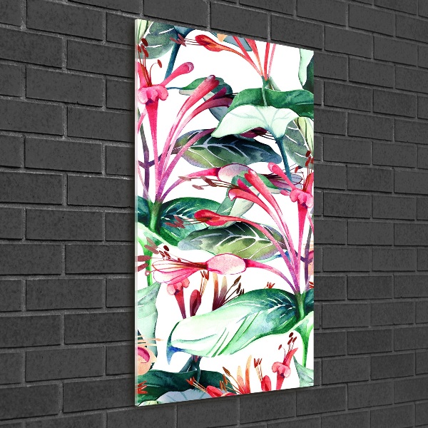 Cuadro de vidrio templado 4mm para pared vertical Madreselva