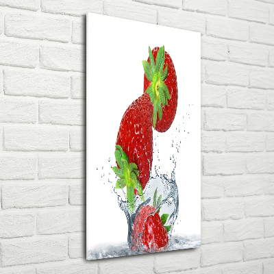 Cuadro de vidrio templado 4mm para pared vertical fresas