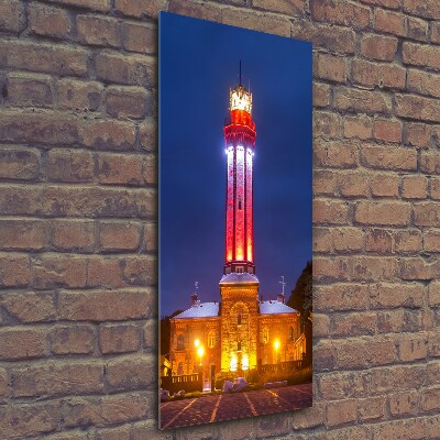 Fotocuadro de cristal elegante para hogar vertical Niechorze Polonia