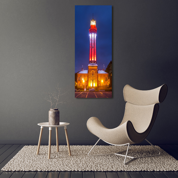 Fotocuadro de cristal elegante para hogar vertical Niechorze Polonia