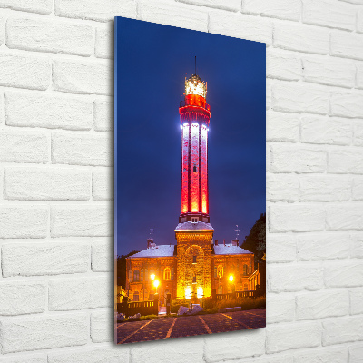 Fotocuadro de cristal elegante para hogar vertical Niechorze Polonia