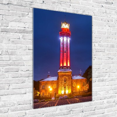 Fotocuadro de cristal elegante para hogar vertical Niechorze Polonia