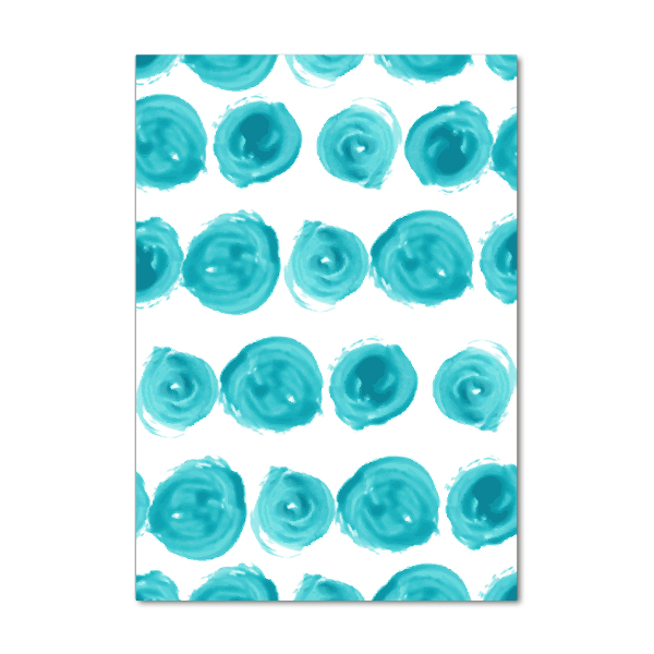 Fotocuadro de cristal elegante para hogar vertical Puntos