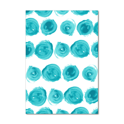 Fotocuadro de cristal elegante para hogar vertical Puntos