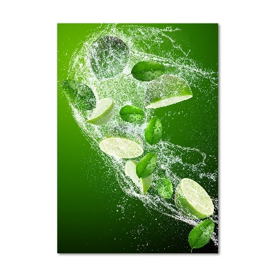 Fotocuadro de cristal elegante para hogar vertical Limas