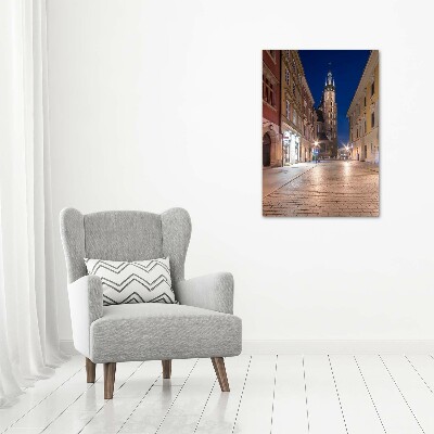 Cuadro decorativo en cristal con canto pulido vertical Cracovia, Polonia