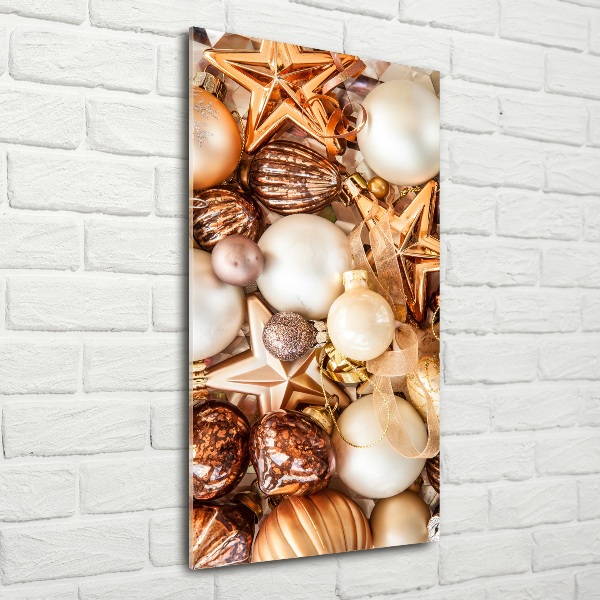 Fotocuadro de cristal elegante para hogar vertical decoraciones navideñas