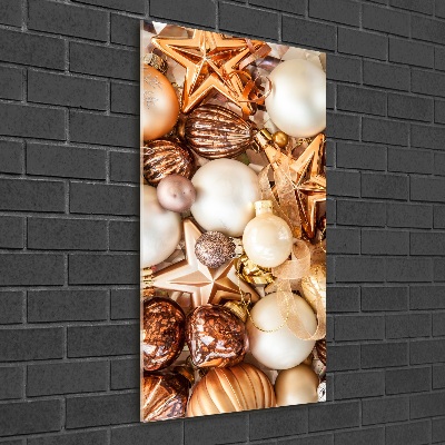 Fotocuadro de cristal elegante para hogar vertical decoraciones navideñas