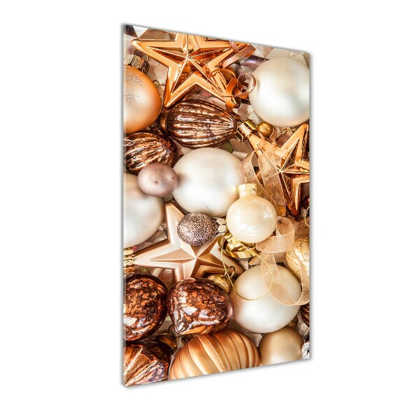 Fotocuadro de cristal elegante para hogar vertical decoraciones navideñas