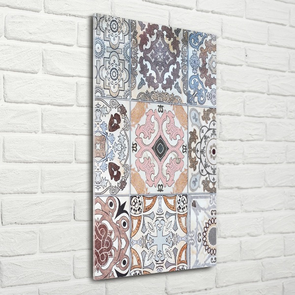 Cuadro de vidrio templado 4mm para pared vertical Azulejos de cerámica