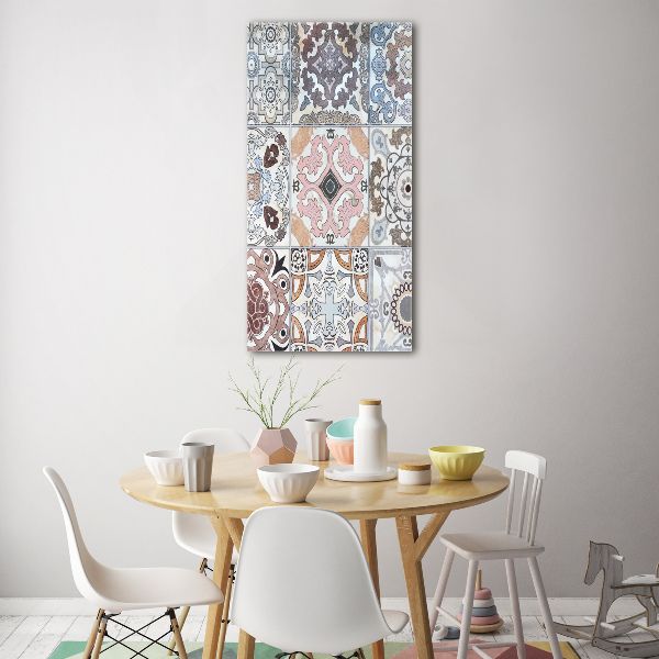 Cuadro de vidrio templado 4mm para pared vertical Azulejos de cerámica