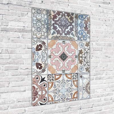 Cuadro de vidrio templado 4mm para pared vertical Azulejos de cerámica